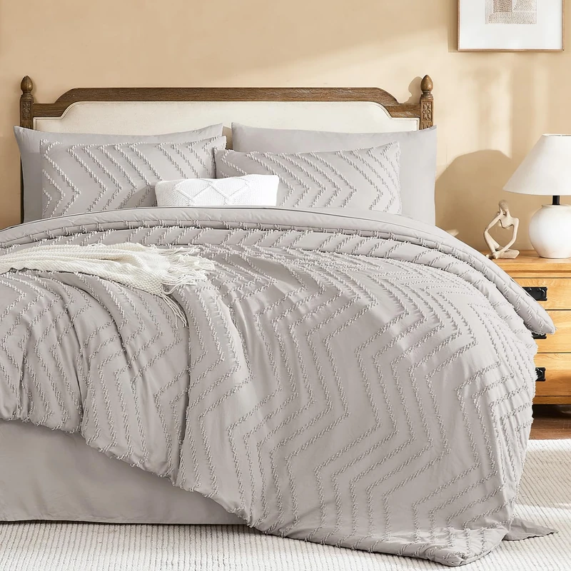 Litanika Queen Comforter Set with Sheets, 7 Pieces Boho Bed in a Bag