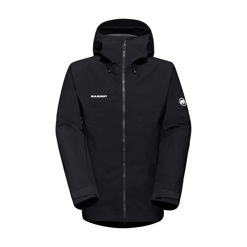 Mammut Crater IV HS Hooded Jacket Men | Waterproof & Lightweight, for Hiking & Outdoor Activities | Black, L