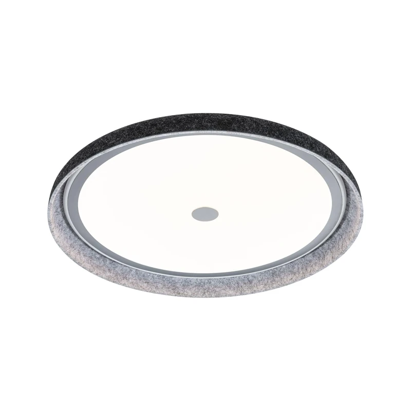 Paulmann 79981 LED Ceiling luminaire 3-Step dimming Zarina 34W Anthracite 2700K Felt luminaire 3400lm
