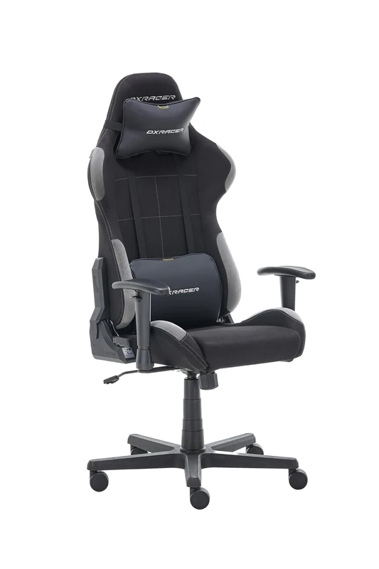 Robas Lund DX Racer 5.2 Gaming Chair with Fabric Cover 65 x 121 to 131 x 65 cm Black/Grey