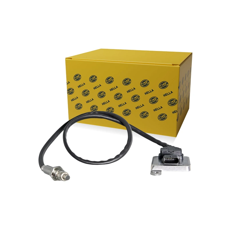 HELLA 6PN 358 307-141 NOx Sensor, NOx catalytic converter - 5-pin connector - Cable: 810mm - Control Unit/Software must be trained/updated