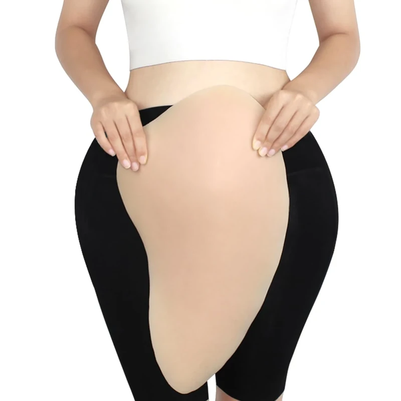 NSSZNUS Silicone Hip Pads Realistic Hip Dip Pads Fake Butt Padded Hip Enhancer Shapewear Crossdressers Butt Lifter Pad, Light, S