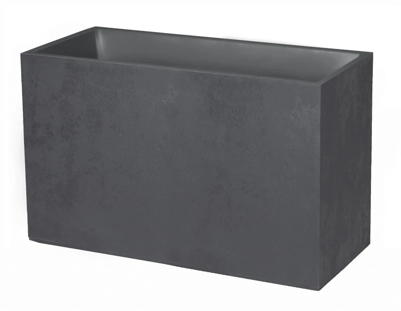 EDA Planter, Anthracite Grey, 99,5 x 39,5 x H.60 cm