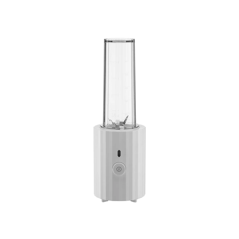 Alessi Plissé MDL17 W/UK - Design Personal Blender, in Thermoplastic Resin, Container and Small Chopper in PCGT, English Plug 380 W, 55 cl, White - Image 1
