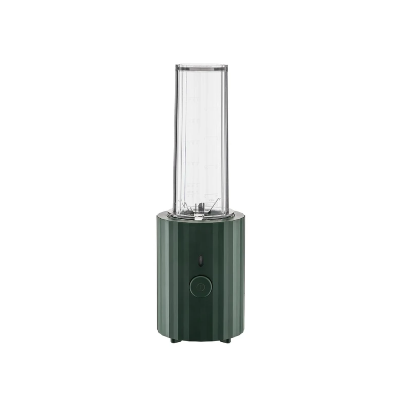 Alessi Plissé MDL17GR/UK - Design Personal Blender, in Thermoplastic Resin, Container and Small Chopper in PCGT, English Plug 380 W, 55 cl, Green