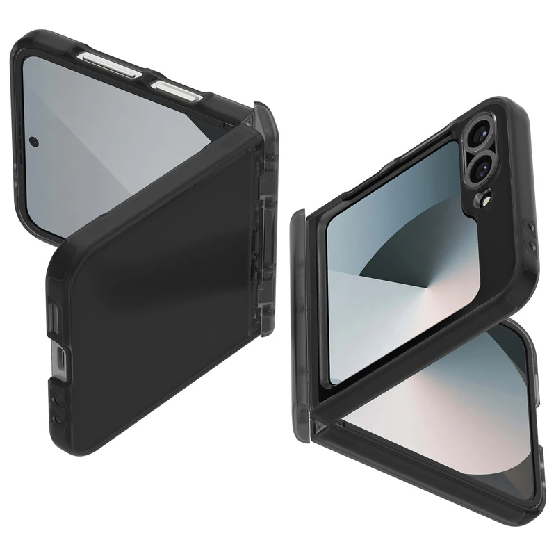 Spigen Ultra Hybrid Pro [Hinge Protection] Case Compatible with Samsung Galaxy Z Flip 7 FE/Z Flip 6 - Frost Grey