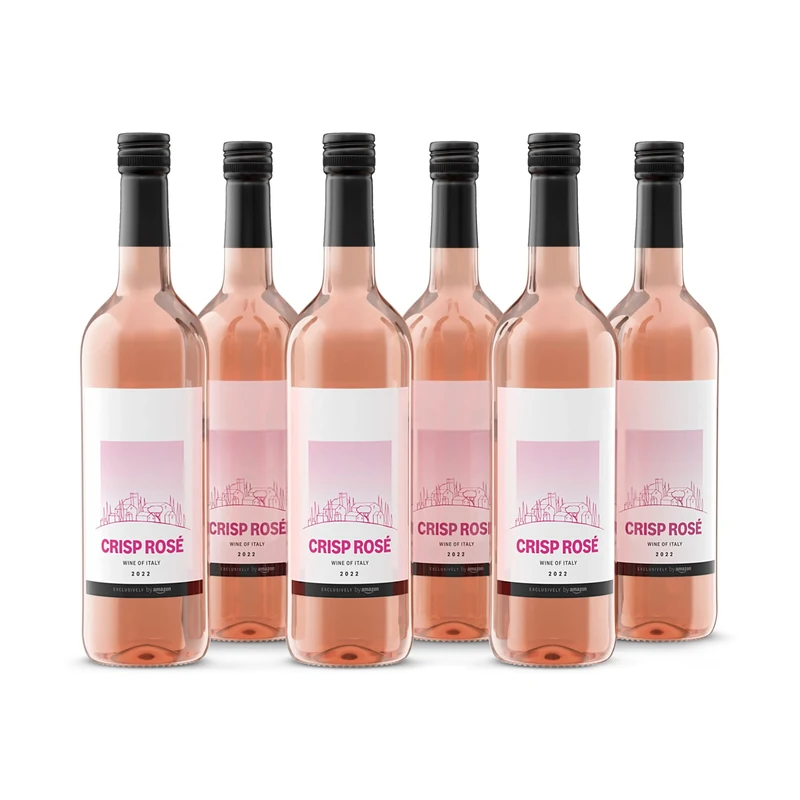 by Amazon Crisp Rose Wine of Italy 75cl, case of 6