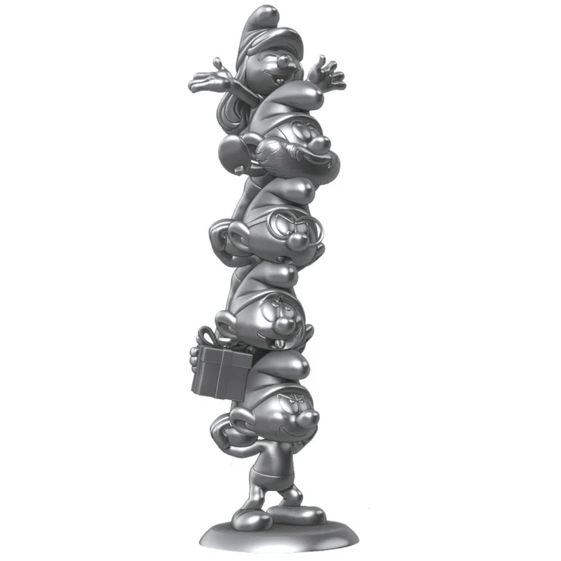 IMPS Plastoy - Silver Smurf Column