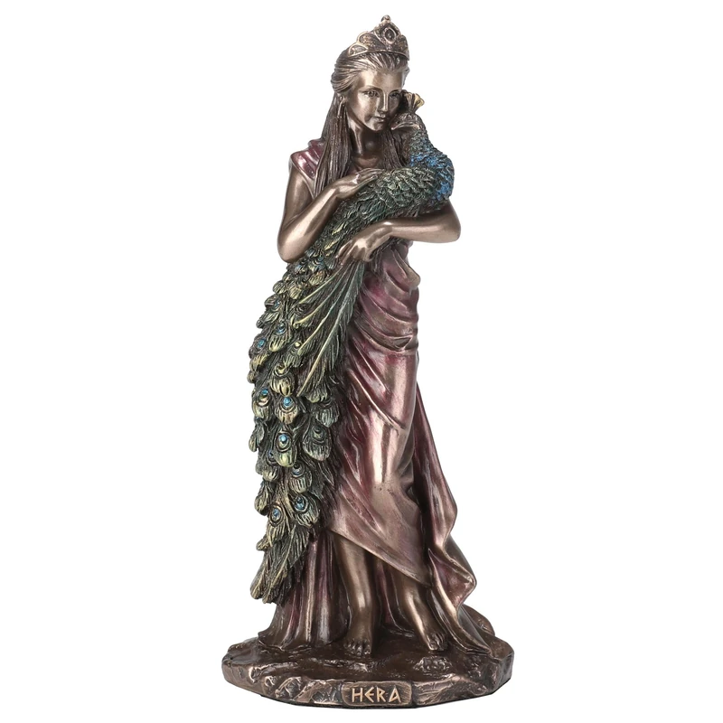 Veronese Design 6 1/8 Inch Hera The Greek Goddess of Women and Marriage Cold Cast Resin Bronze Finish Statue - Image 1