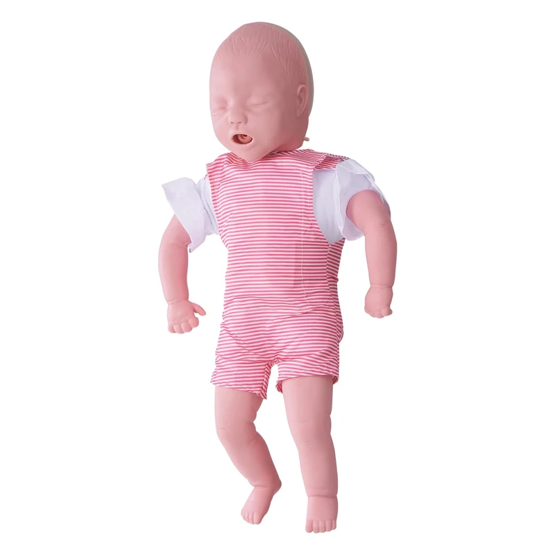 VEVOR Infant CPR Training Manikin, Heimlich Maneuver and Cardiopulmonary Resuscitation (CPR) Practice, Professional Infant Airway Obstruction Training Manikin, Baby Infarction Model for Education