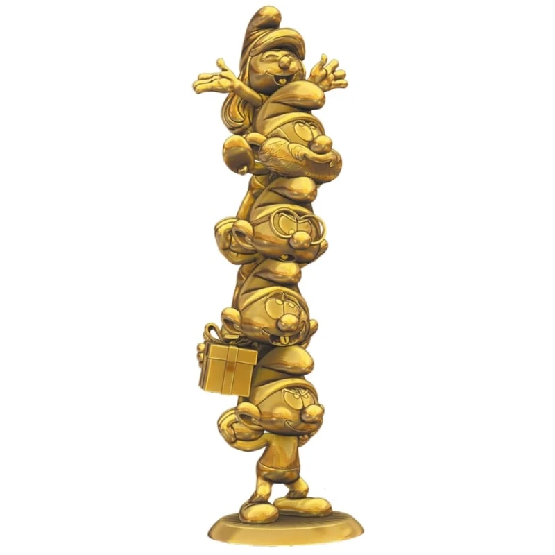 IMPS Plastoy - Gold Smurfs Column