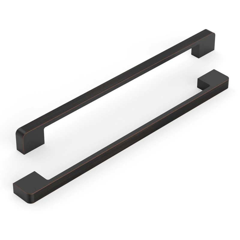 KNOKLOCK 10 Pack 8.8 Inch(224mm) Kitchen Cabinet Handles Oil Rubbed Bronze Cabinet Pulls Kitchen Cabinet Hardware Drawer Pulls for Cupboard Wardrobe