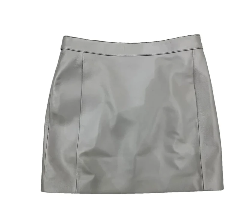 Dvbfufv Women Leather Skirt Women Fashion High Waist Skirt Spring Autumn Slim Mini Leather Skirt