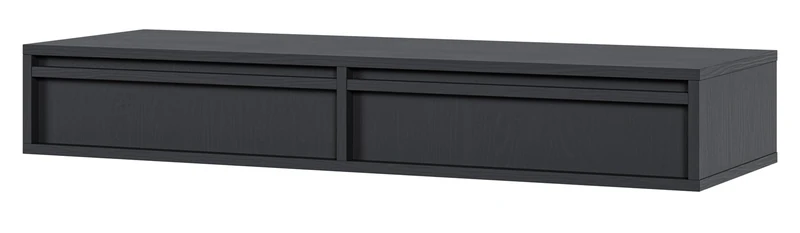 Selsey Evo Dressing Table 110 cm with Drawers Hanging Black