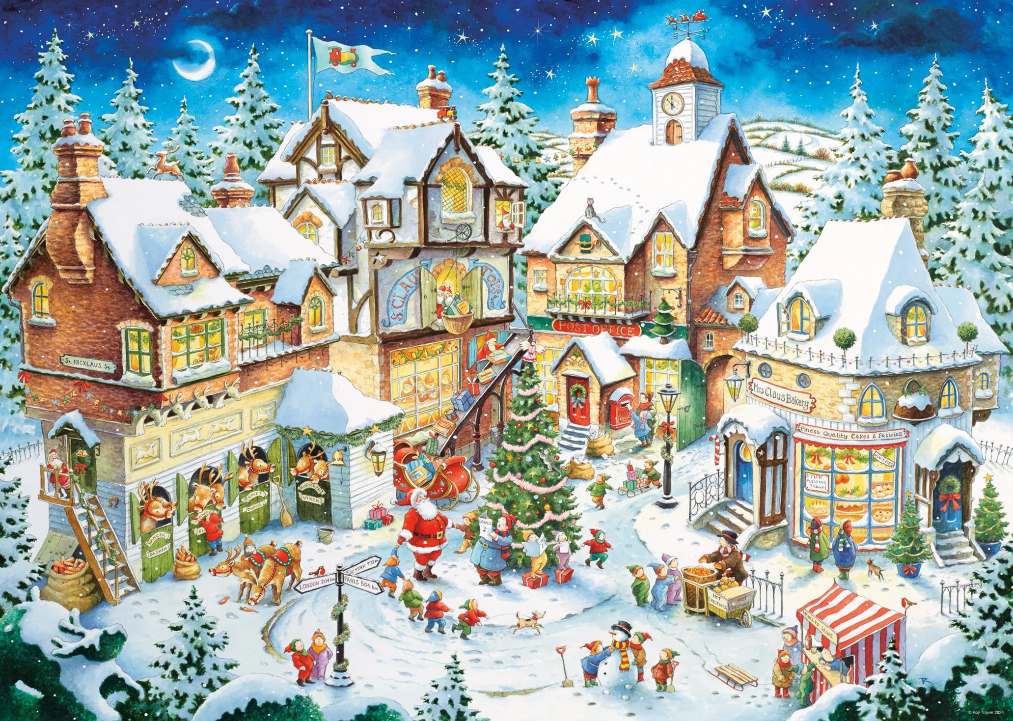 Ravensburger 2024 Christmas Jigsaw Puzzle for Adults and Kids Age 12 Years Up - 50th Anniversary Special Edition