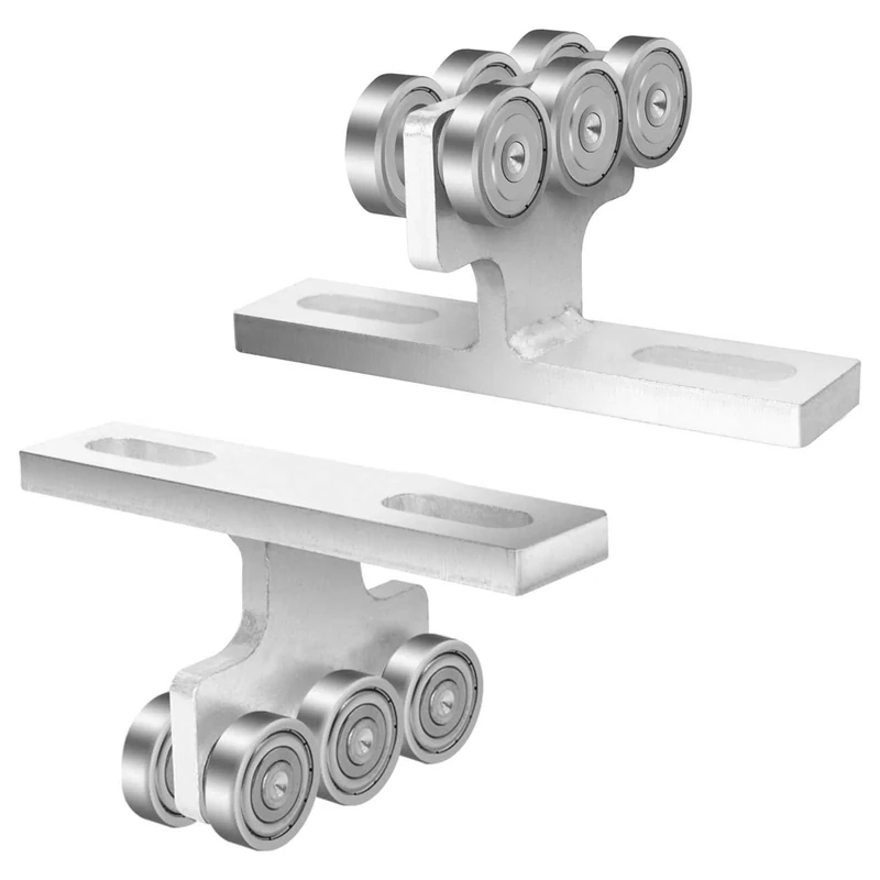2PCS 6 Wheel Trolley Assembly Electric Hoist Trolley Roller 255KG Load Capacity with Low Noise Bearings for Strut Channel - Image 1