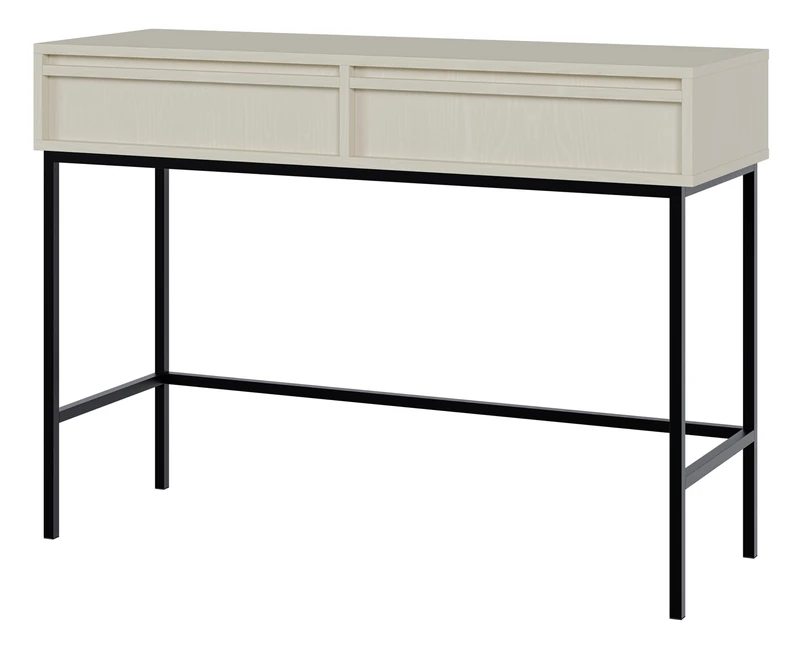 Selsey Evo Dressing Table 110 cm with Drawers and Frame Cream