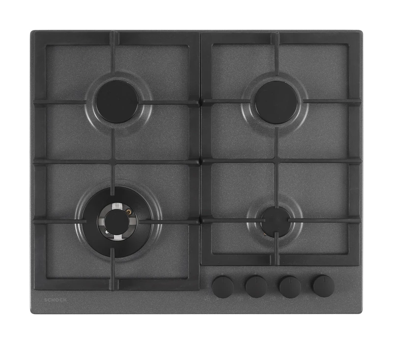 Schock PC60 4-Burner Gas Hob - 60cm Stainless Steel