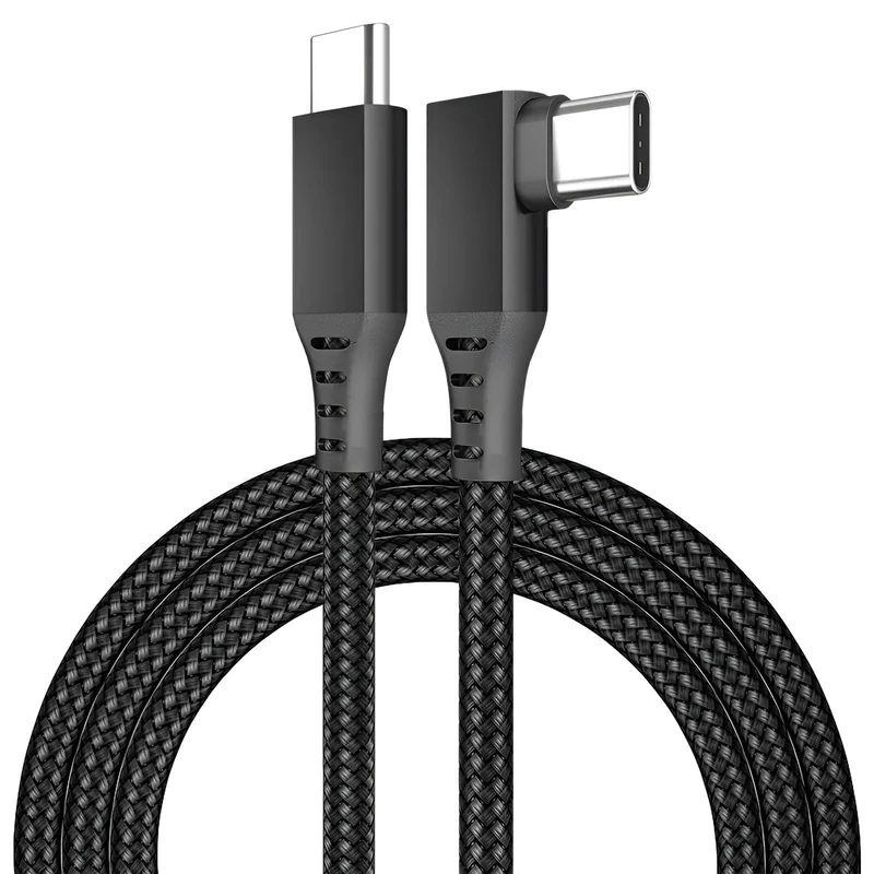 MMOBIEL VR Link Cable for Meta Quest 3S/3/2/Pro, Pico 4 Ultra/4, and PC/Steam VR – USB-C & USB to USB-C – 3m (9.8ft) / 5m (16.4ft) – Braided or Standard (USB-C to USB-C, Black Braided, 3m (9.8 ft))