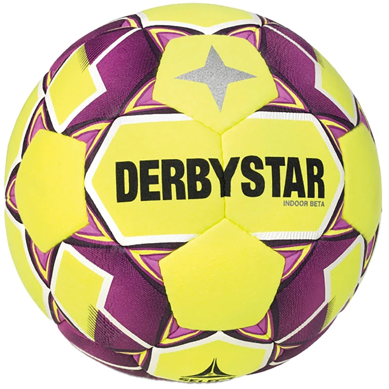 Derbystar Unisex - Adult Indoor Beta v24 Ball, Yellow, 4