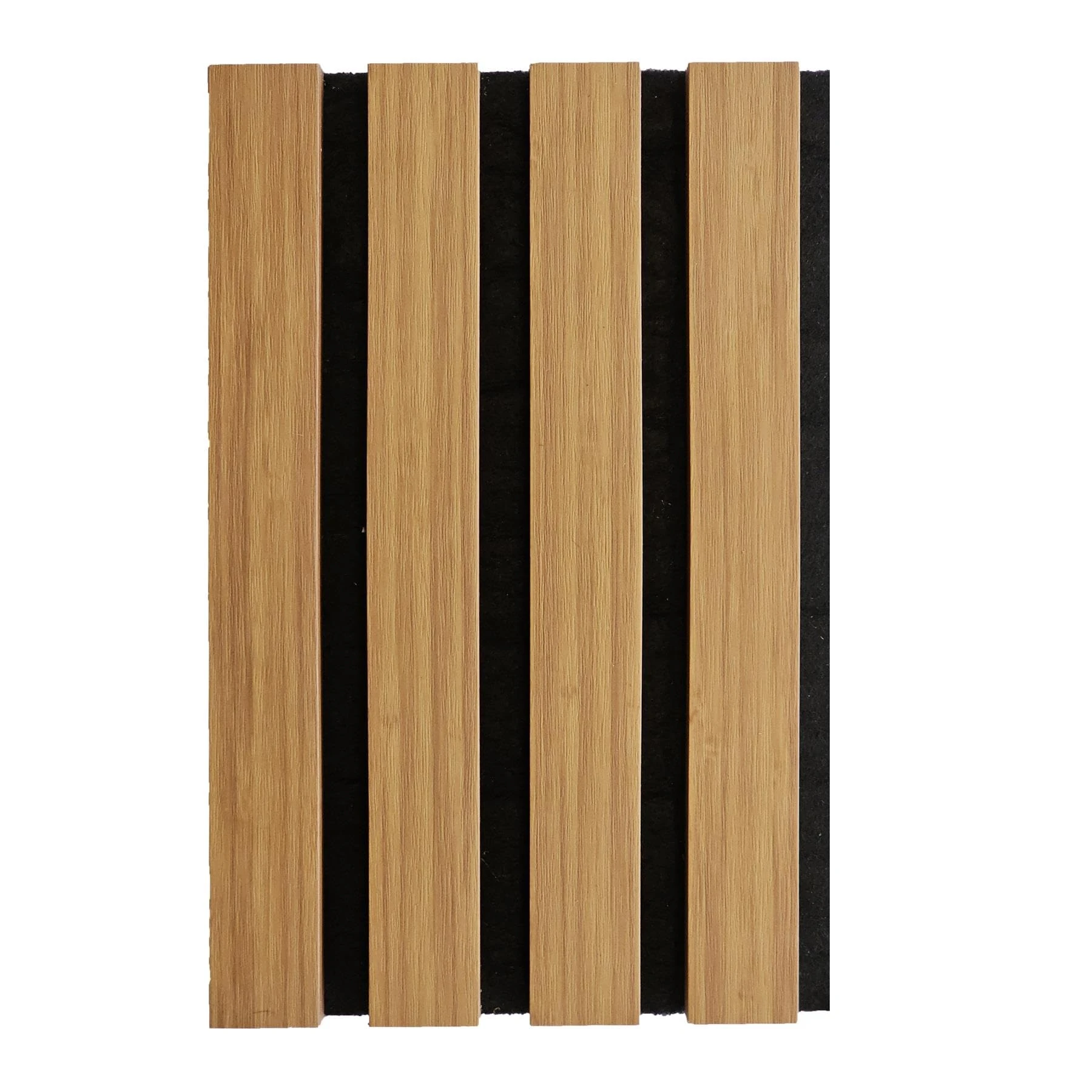 Decoranddecor Acoustic Slat Wood Wall Panels and Ceiling Panelsling Decorative 3D MDF 16cmx24cm - Oak