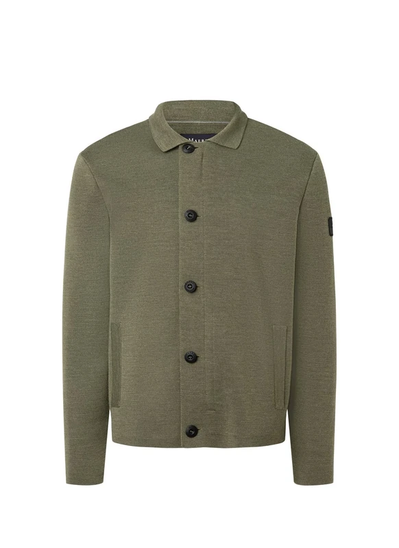 Maerz Men's Overshirt 571800_290 52 Cardigan Sweater, Bonsai, 42 - Image 1