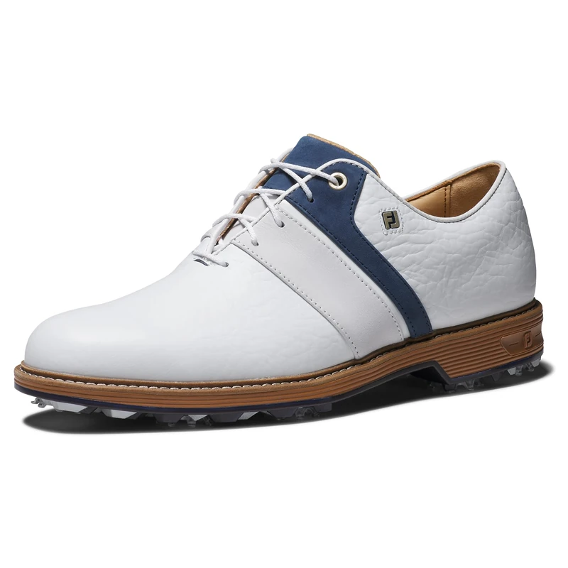 FootJoy Men's Premiere Series Packard LX, White/Navy/White, 7 UK Wide