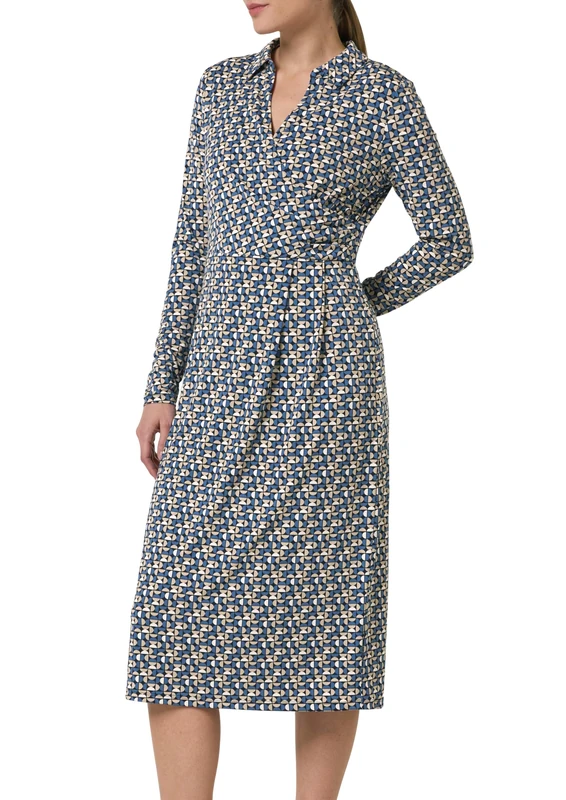 comma Women's 2158202 Dress, 59B2, 10