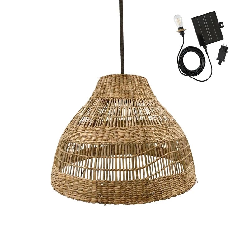 Lumisky Merida Solar Solar Suspension in Marine Grass with Hybrid Mains and Solar Cable 5 m Length