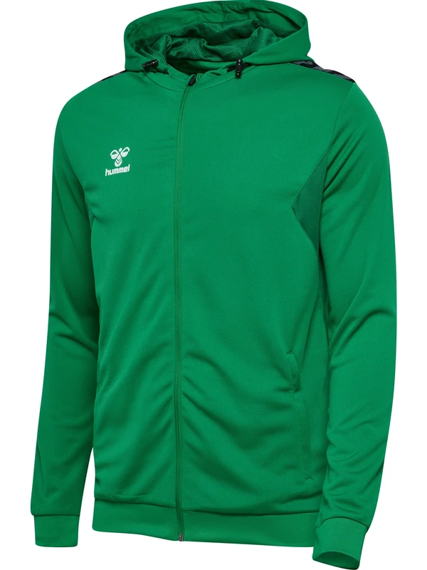 hummel Hmlauthentic Pl Zip Hoodie Men's Multisport with Zip Recycled Fabric