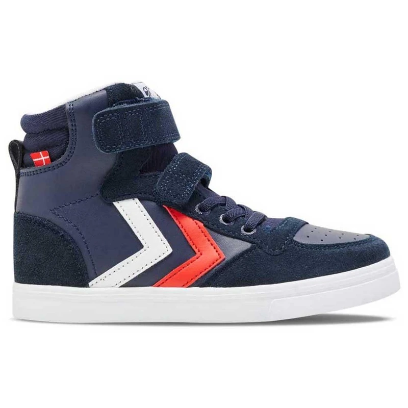 hummel Velcro High Slimmer Stadil Children's Trainers Size, Peacoat, 4 UK