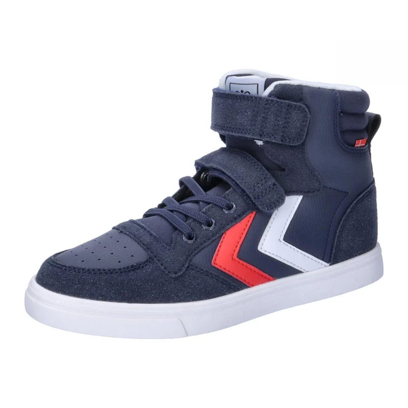 hummel Velcro High Slimmer Stadil Children's Trainers Size, Peacoat, 3.5 UK