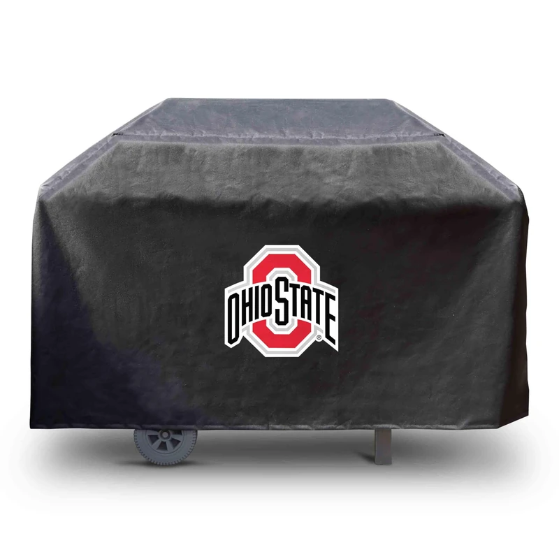 FANMATS 41194 Ohio State Rectangular Grill Cover - 68in x 21in x 35in