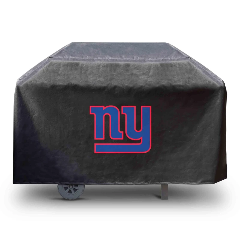 FANMATS 41147 NFL - New York Giants Rectangular Black Grill Cover - Fits 3 and 4 Burner Grills - 68in x 21in x 35in