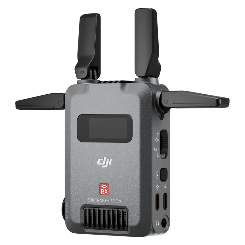DJI SDR Transmission Receiver, 3 km/10,000 ft 1080p/60fps SDR Wireless Video Transmission, RX Only, Stable & Anti-Interference, Strong Penetration, High Bitrate, Unlimited Receivers