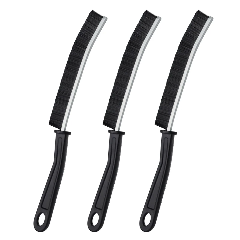 SUOXU Hard Bristle Crevice Cleaning Brush for Home, Kitchen, Bathroom - Multifunctional Gap Scrubber with Durable Brush, Tile Grout Cleaner & Toilet Cleaning Tool