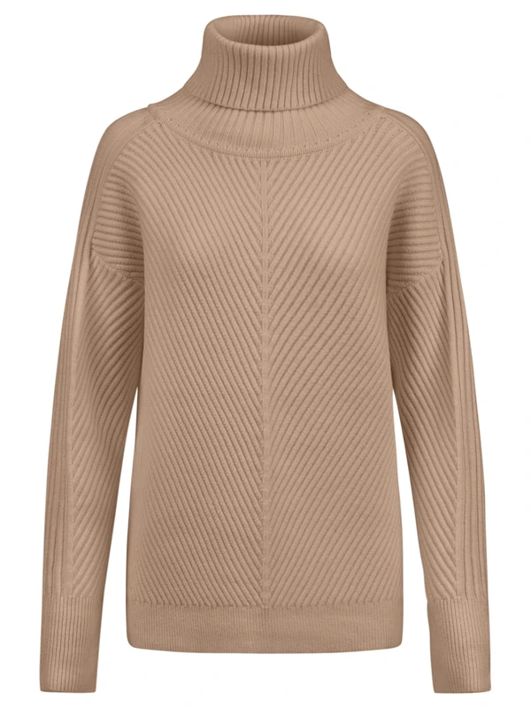 ApartFashion Women's Pullover Sweater, Cognac, 14-16' - Image 1