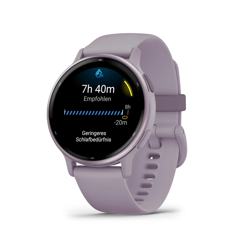 Garmin [Renewed vívoactive 5 GPS 42mm Smartwatch, AMOLED Touchscreen, All-day Health Monitoring, Advanced Fitness Features,Personalised Sleep Coaching,Music,up to 11 days battery life,Orchid(Renewed)