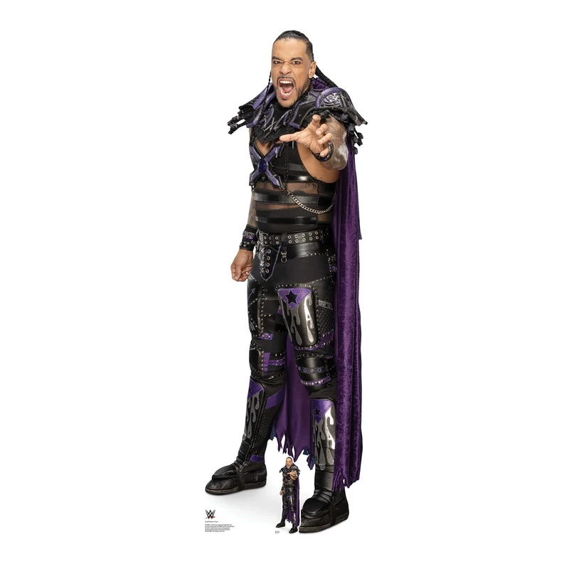 Star Cutouts SC4427 WWE Damian Priest Judgment Day Lifesize Cardboard Cutout – Wrestling Party Decoration, Event Display & Fan Gift