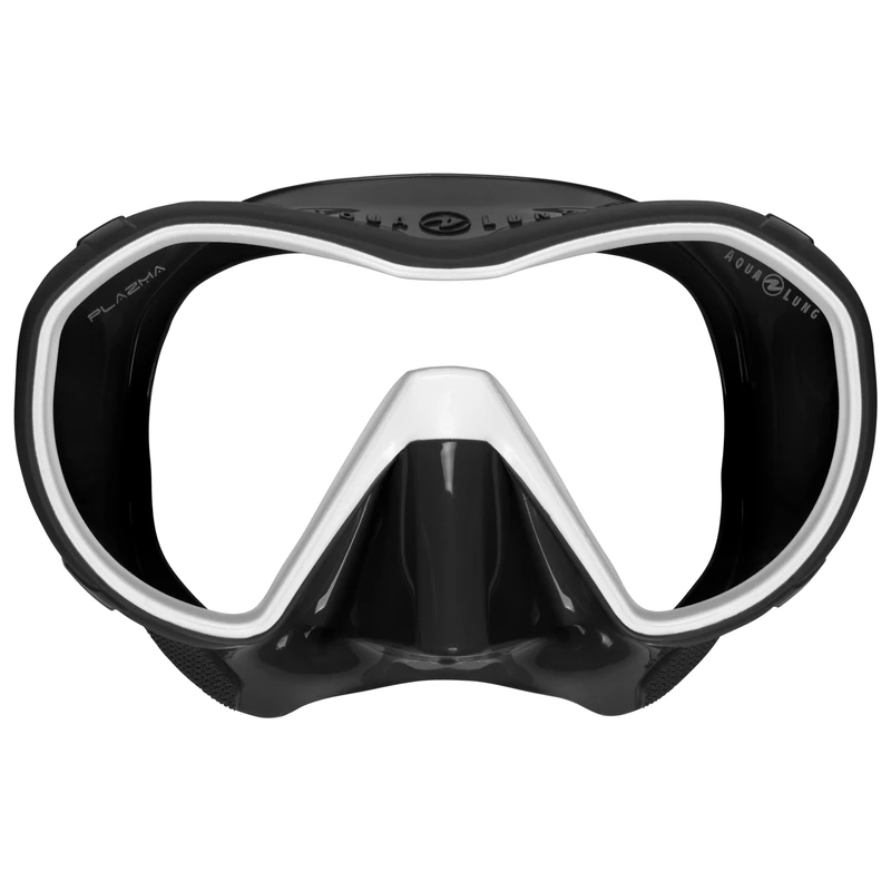 Aqualung PLAZMA - Adult Panoramic Frameless Diving Mask, Varied Lens Models, Quick Adjusting Buckles, Reusable Protective Case, Ideal for scuba diving and snorkeling
