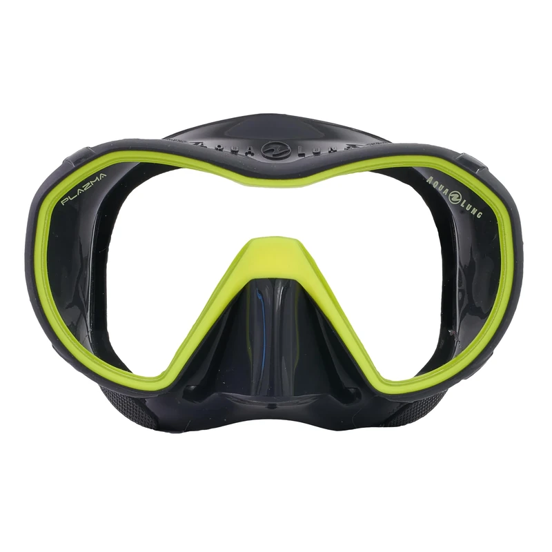 Aqualung PLAZMA - Adult Panoramic Frameless Diving Mask, Varied Lens Models, Quick Adjusting Buckles, Reusable Protective Case, Ideal for scuba diving and snorkeling