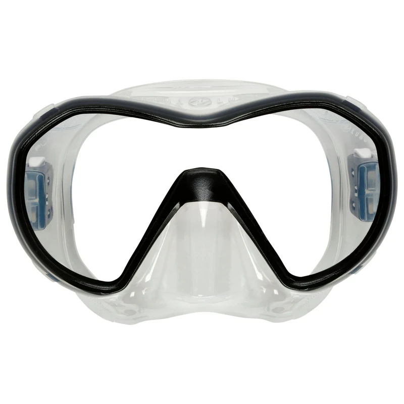 Aqualung PLAZMA - Adult Panoramic Frameless Diving Mask, Varied Lens Models, Quick Adjusting Buckles, Reusable Protective Case, Ideal for scuba diving and snorkeling
