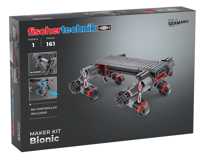 fischertechnik Maker Kit Bionic 571902 — Robotics Kit, Experiment Kit for Technology Enthusiasts, Ages 14+