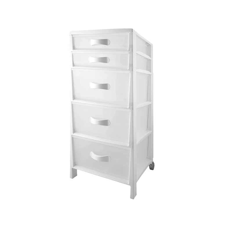 Avilia Chest of Drawers, Polypropylene (PP), White, nd - Image 1