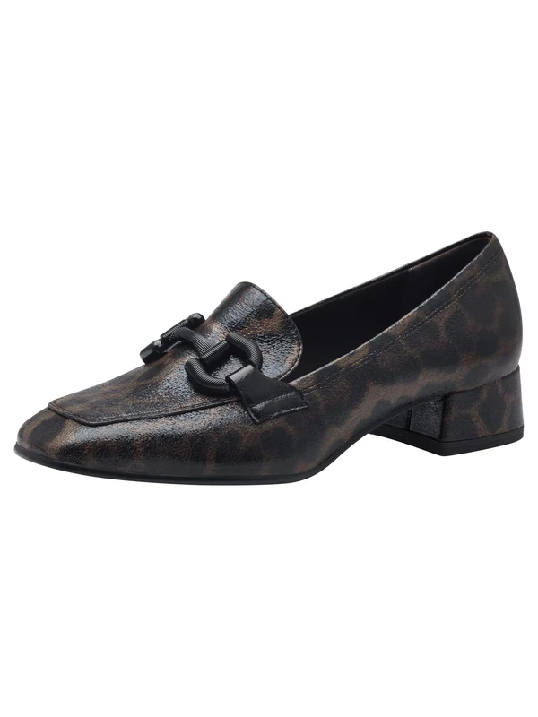 Tamaris Women's Trotteur Block Heel, Leopard, 7.5 UK