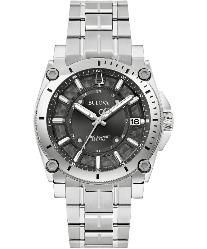 Bulova Men's Analogue Quarz Watch with Stainless Steel Strap 96B417