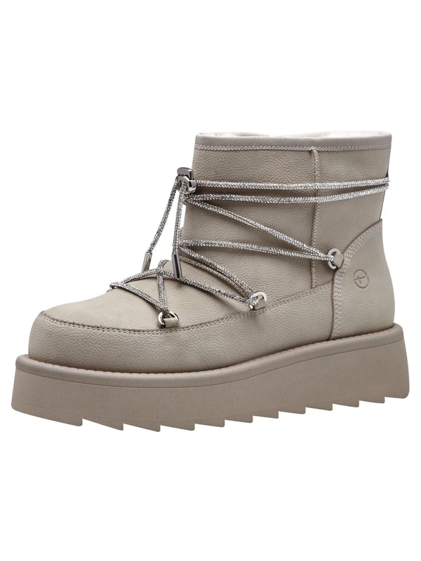 Tamaris Women' 1-26815-43 Fashion Boot, Shell, 3.5 UK