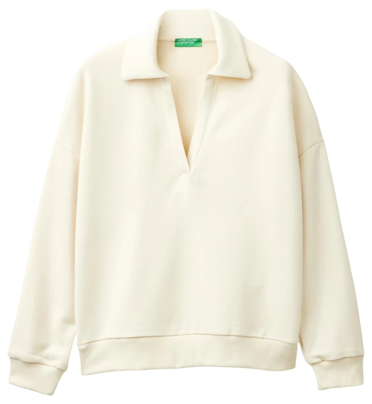 United Colors of Benetton Women's 3u0sd108t G/C Jersey Sweatshirt, 3c9 Sand, XXS