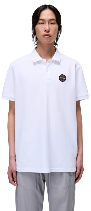 Napapijri Epy Short Sleeve Polo Shirt White
