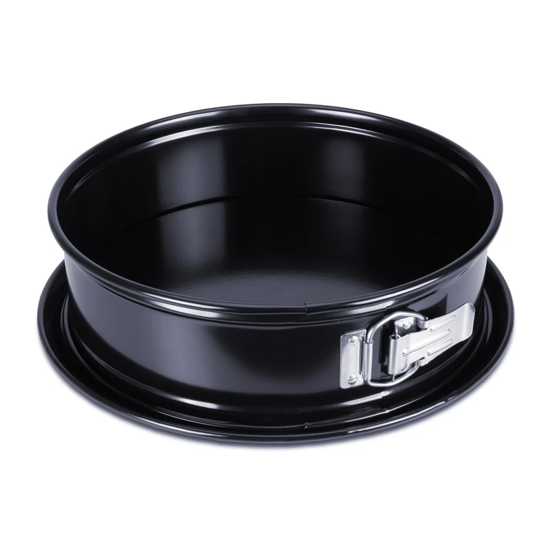 Städter We Love Baking 661516 Springform Cake Tin Enamel 26 cm Black Edition - PFAS-Free, Non-Stick Coating, Cut & Scratch-Resistant, Heat Resistant up to 230 °C, for Cheesecakes and Mixing Cakes,